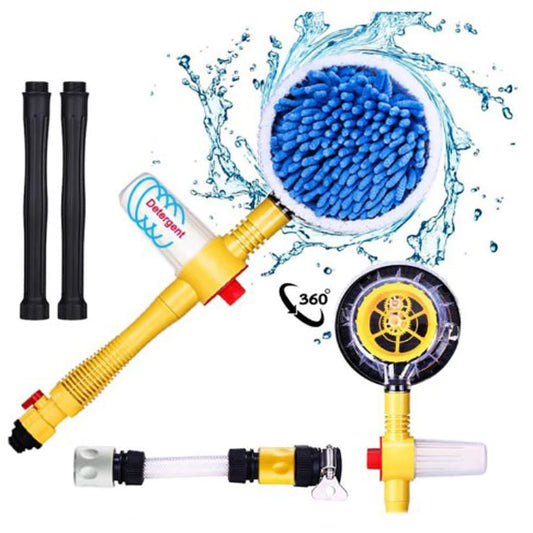 1pc Car Cleaning Brush Washing Tools Foam Brush Long Handle Automatic Rotary Broom Cleaning Tools Auto Accessories